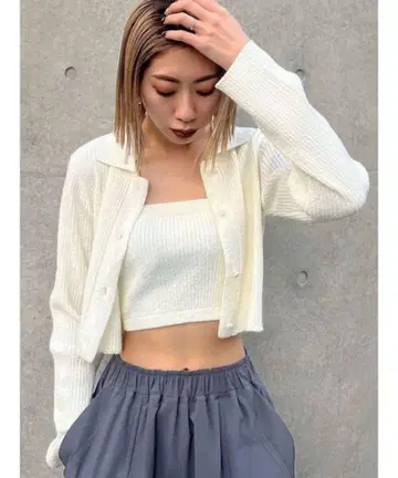 EMODA 미니 루프 베어 세트 니트