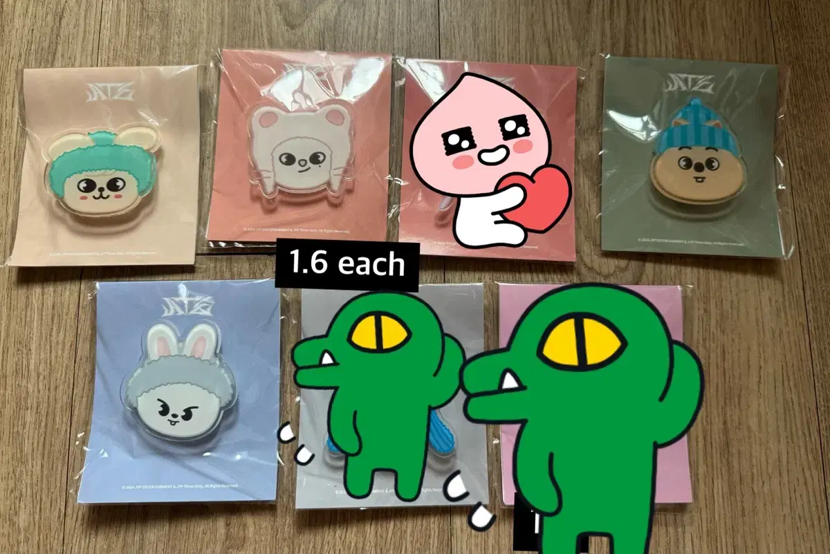 스키즈 스트레이키즈 굿즈 스마트톡 그립톡 퍼핌 폭시니 리빗 지니렛 한쿼카