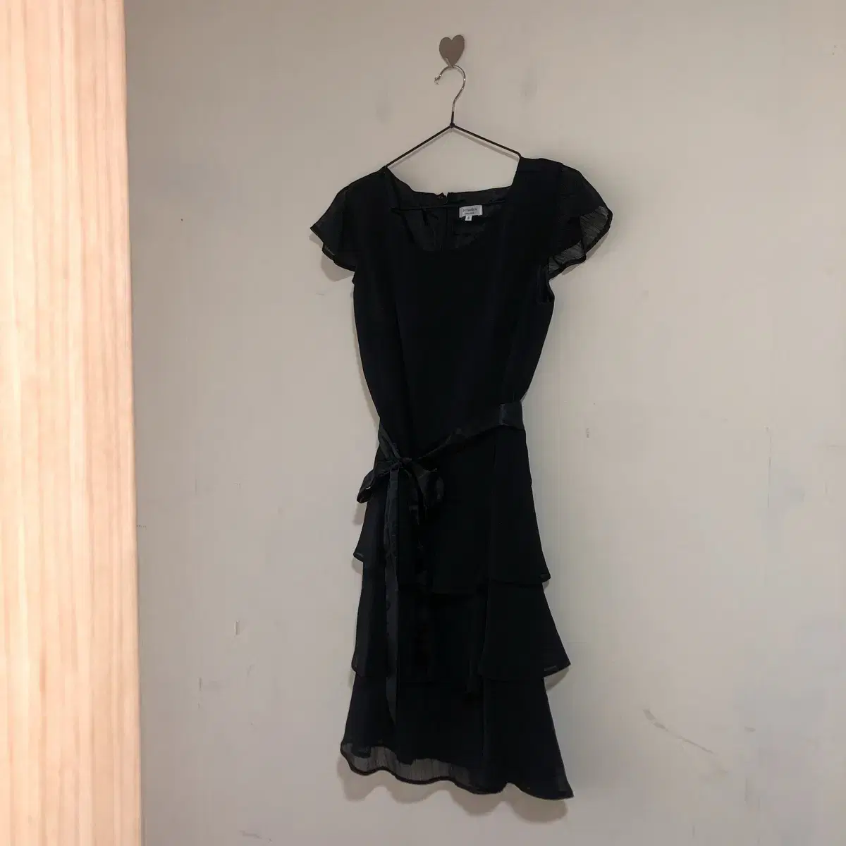 Vintage persodea black ribbon dress