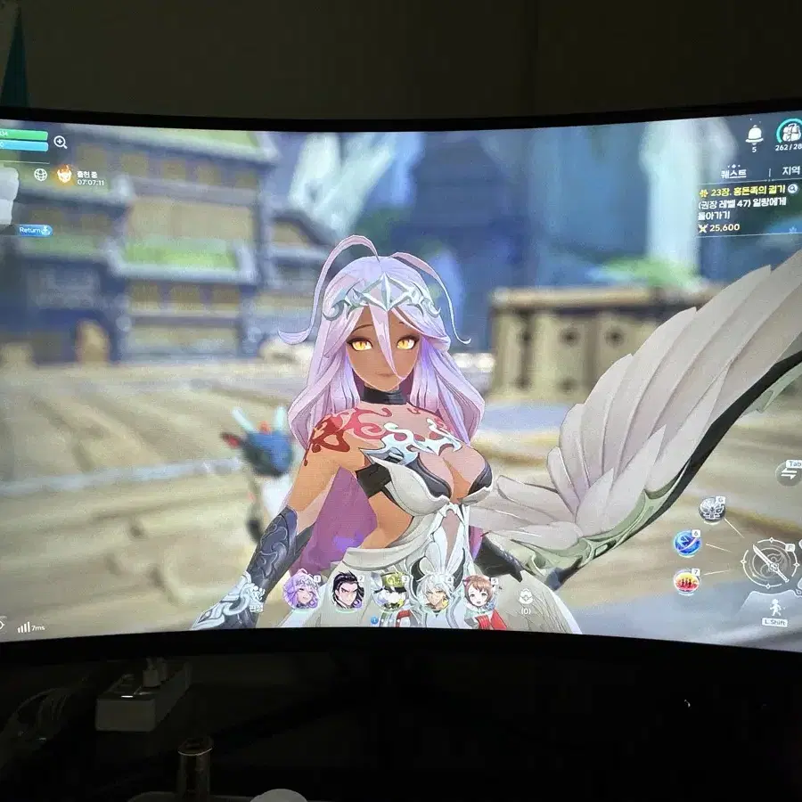 한성 FHD 32인치 모니터 240hz 무결점 커브드 게임용 모니터