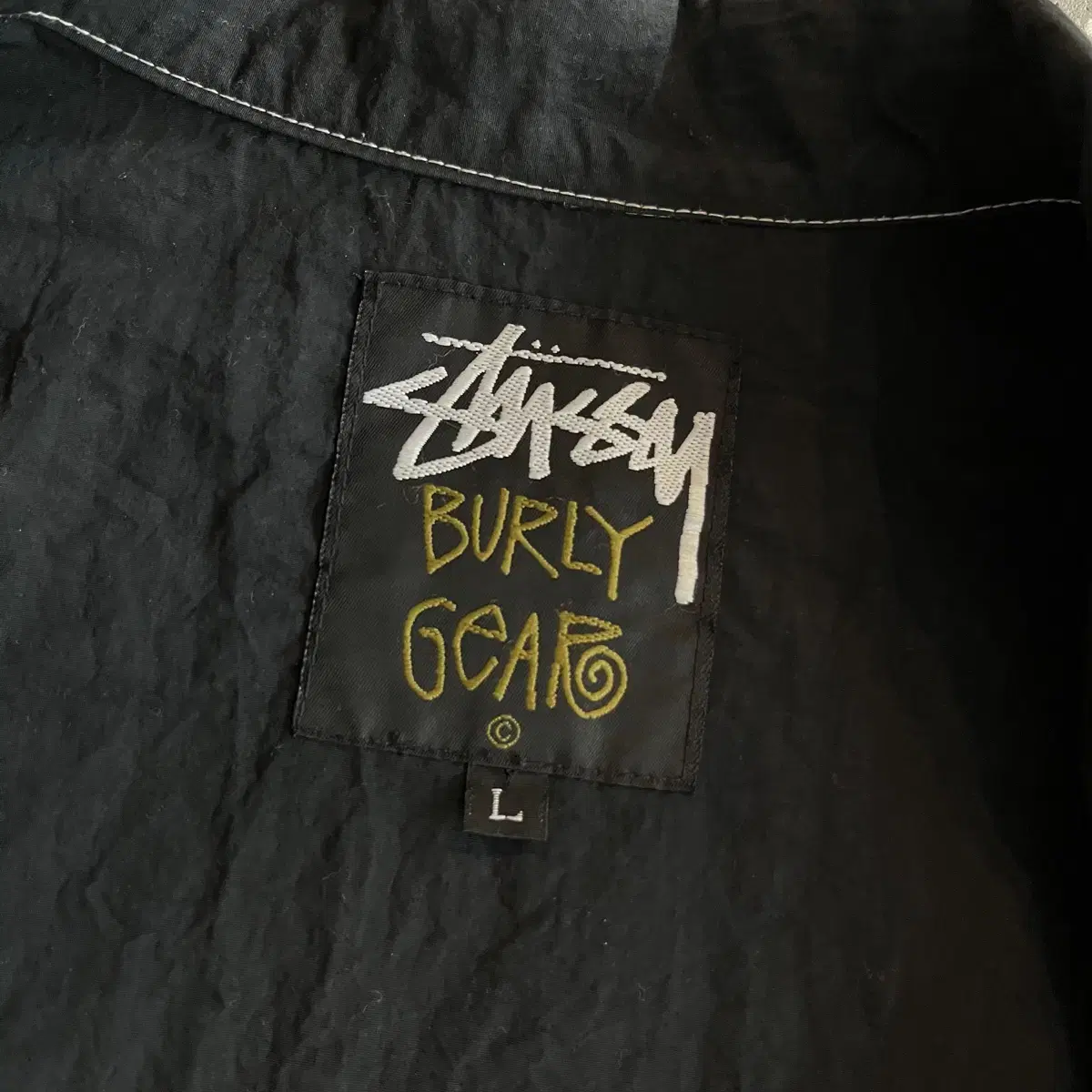 90s 올드 스투시 burly gear 나일론 자켓