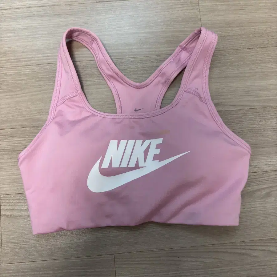 정품 나이키 Nike 스포츠브라탑 요가탑 베이비핑크 M