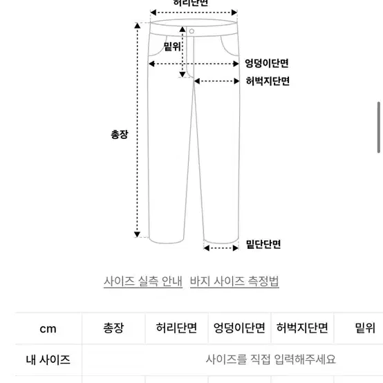 더아이덴티티 프로젝트 카고팬츠