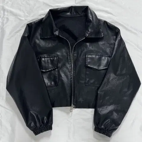 JDON TWO-WAY VEGAN LEATHER JACKET