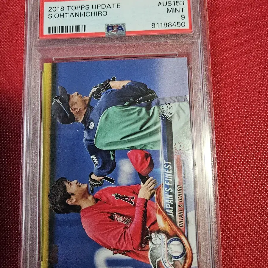 오타니 루키시즌 2018 Topps 이치로 오타니 PSA 9등급