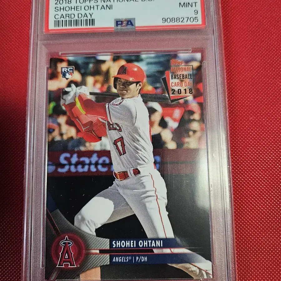 오타니 루키 2018 Topps RC PSA 9등급 카드