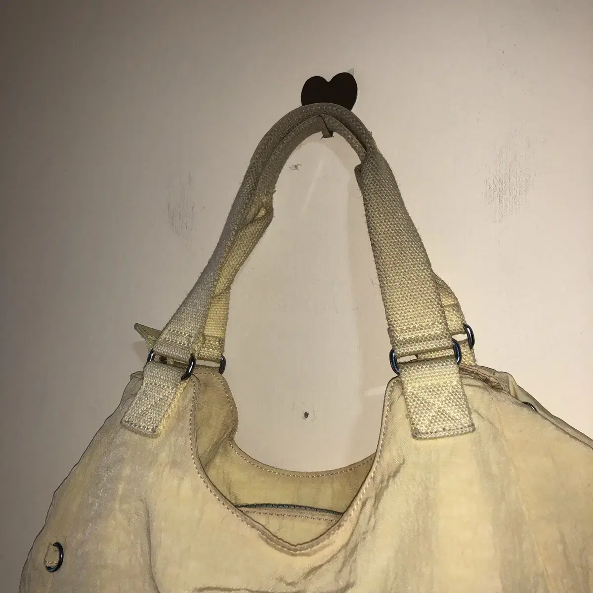 Vintage kipling lemon tote bag