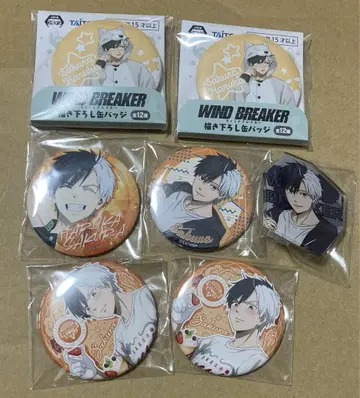 윈드브레이커 윔블 벚꽃하야 캔뱃지 세트