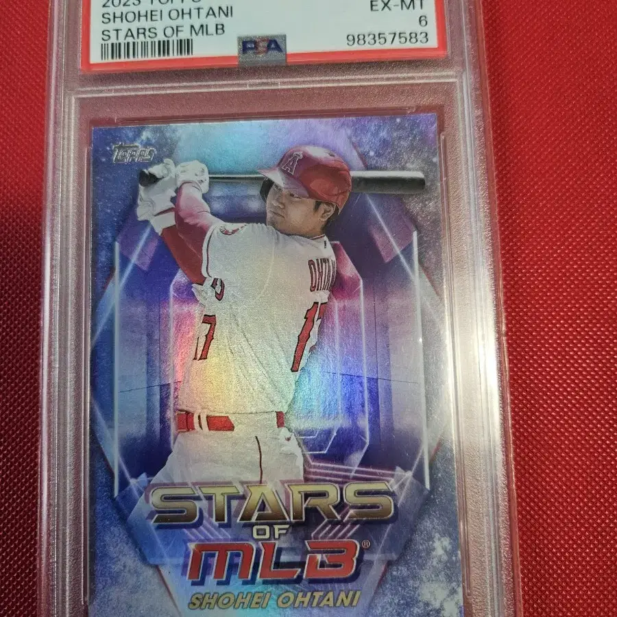 오타니 2023 Topps Stars Of MLB PSA 6등급 카드