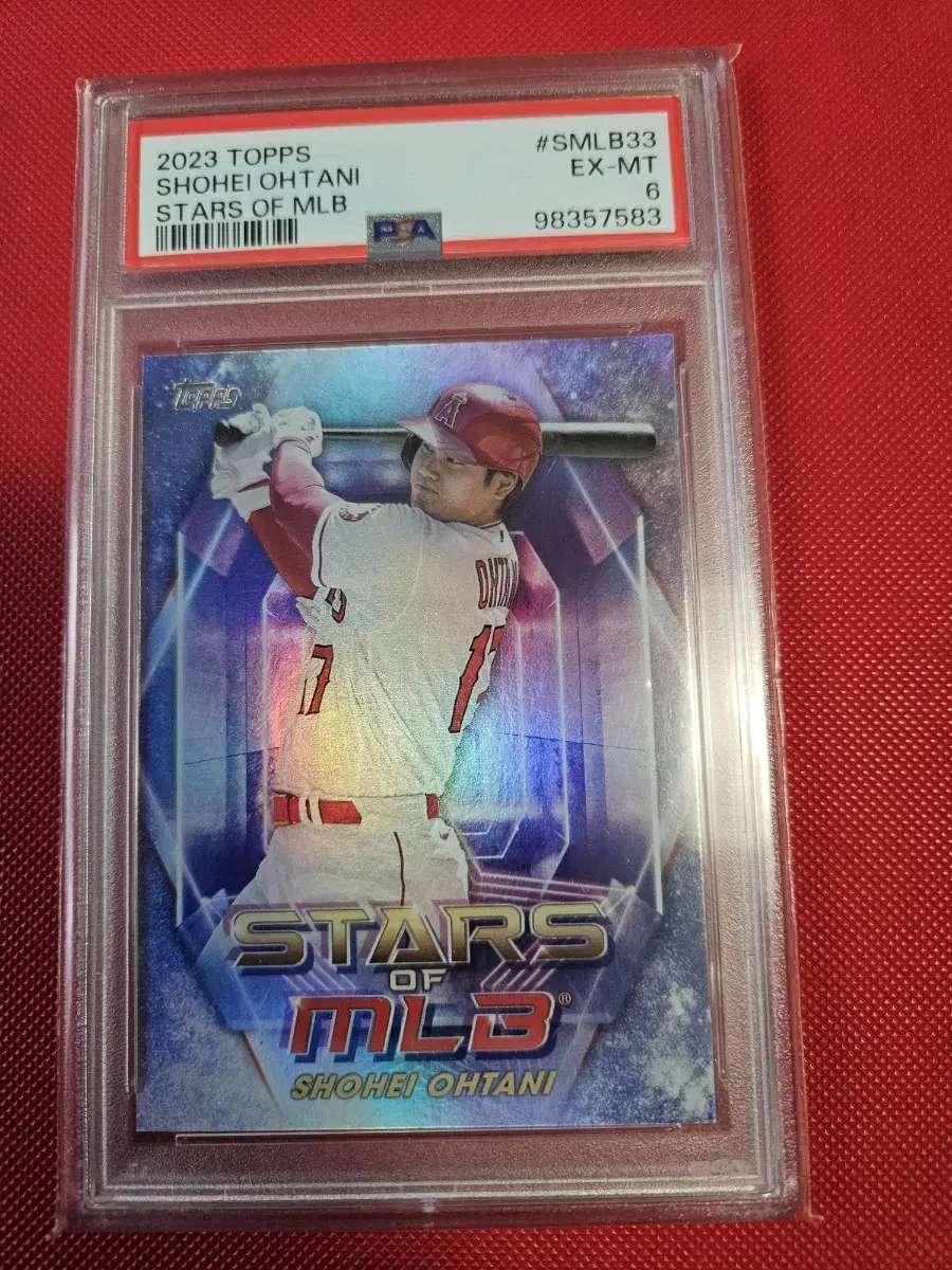 오타니 2023 Topps Stars Of MLB PSA 6등급 카드