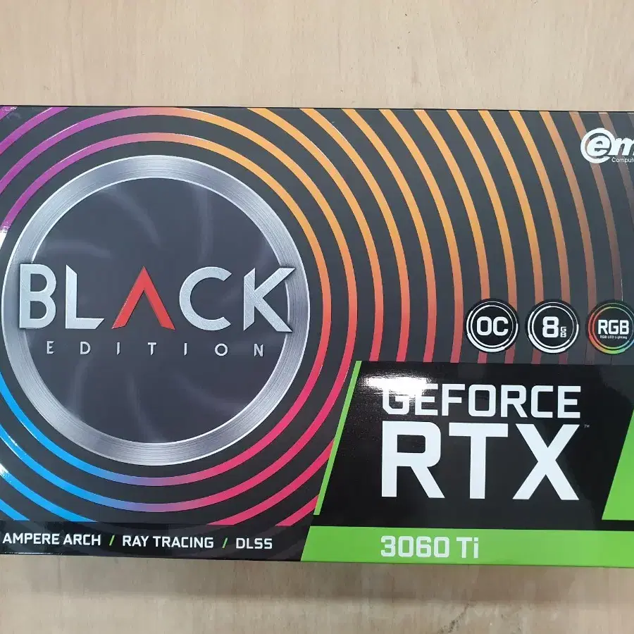 이엠텍 RTX 3060TI 8G 그래픽카드