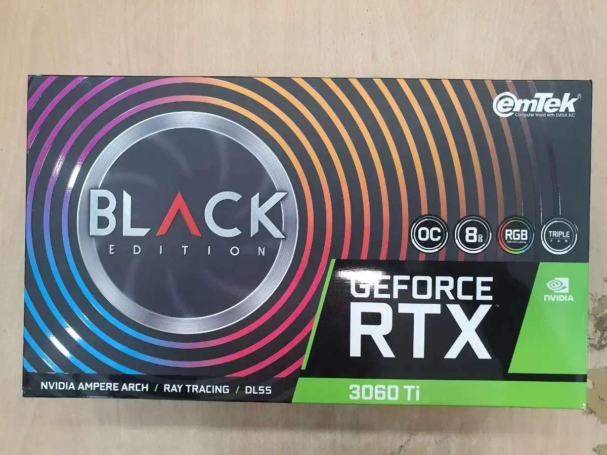 이엠텍 RTX 3060TI 8G 그래픽카드