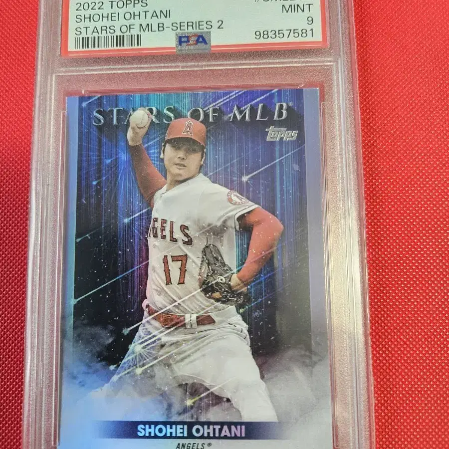 오타니 2022 Topps Stars Of MLB PSA 9등급 카드