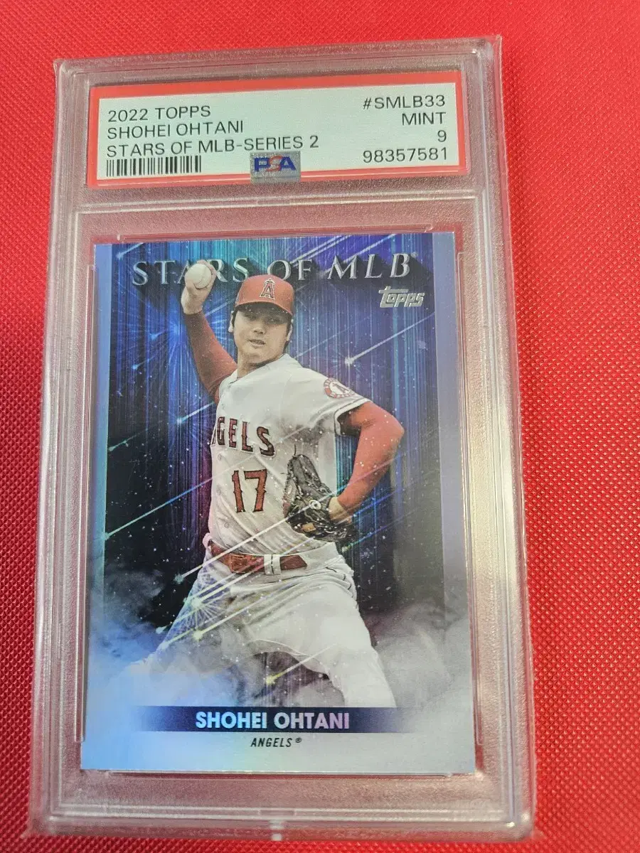 오타니 2022 Topps Stars Of MLB PSA 9등급 카드