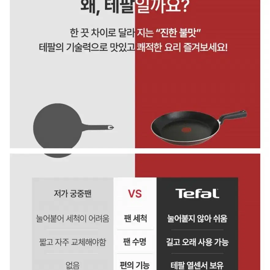 [테팔] 프랑스제조 이지그립플러스 궁중팬 28cm