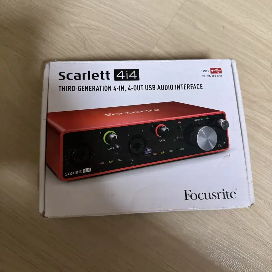 Scarlett 4i4 스칼렛 오디오인터페이스