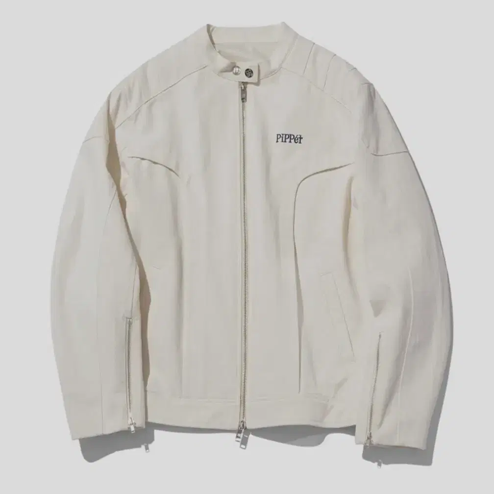 핍펫 Cotton Racing Jacket (cream) 판매합니다!