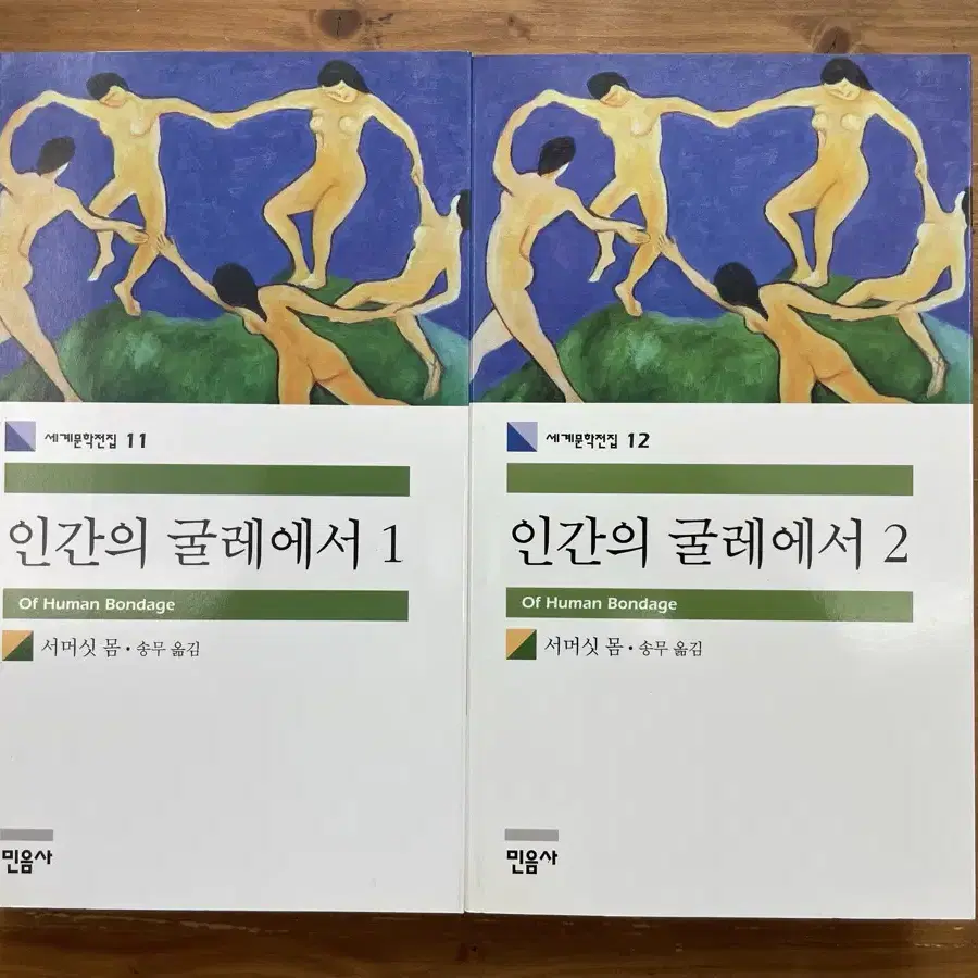 인간의 굴레에서 1,2권 세트 - 서머싯 몸