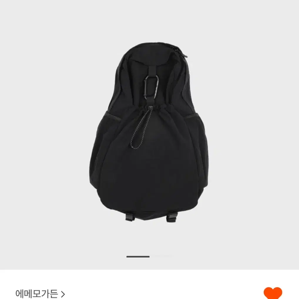 에메모가든 mmo backpack nylon slub black 판매