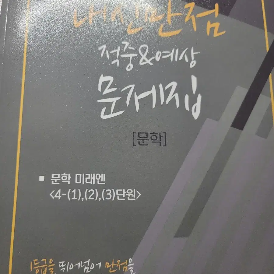 메가스터디 권선경 열정국어 내신만점 적중&예상 문제집 미래엔 문학