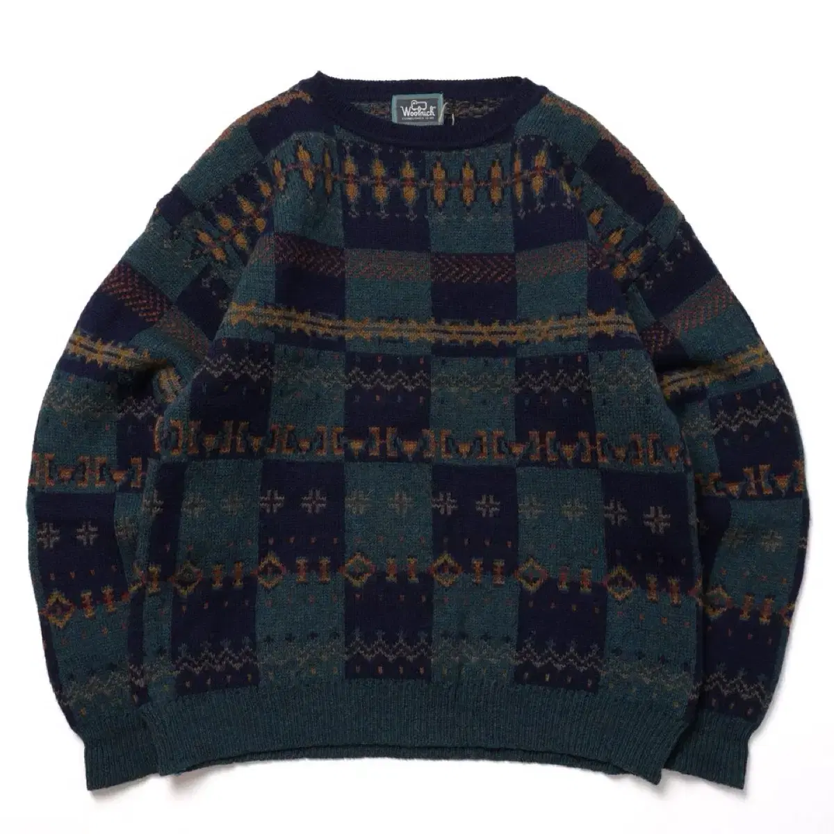 울리치 Ethnic Pattern Wool Sweater