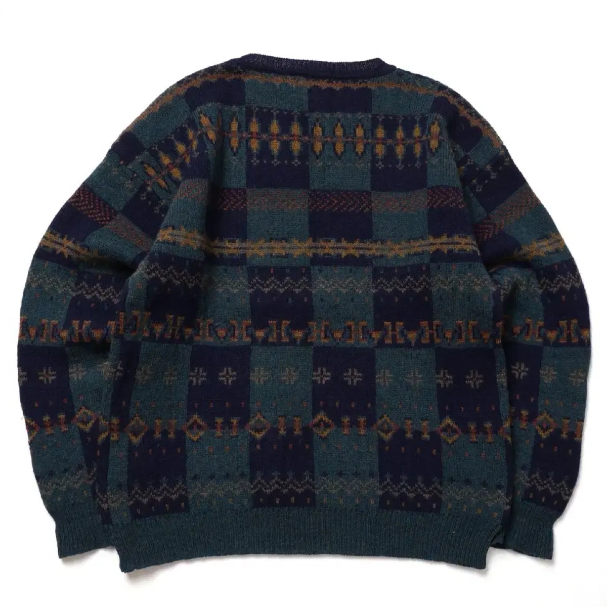 울리치 Ethnic Pattern Wool Sweater