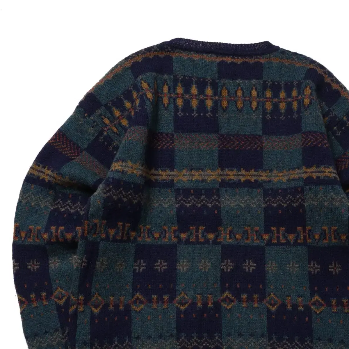 울리치 Ethnic Pattern Wool Sweater