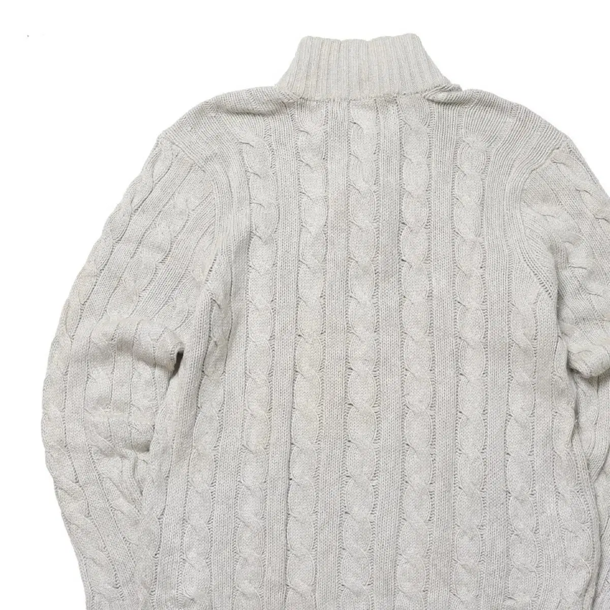 폴로 랄프로렌 Button Up Silk Cable Knit   가