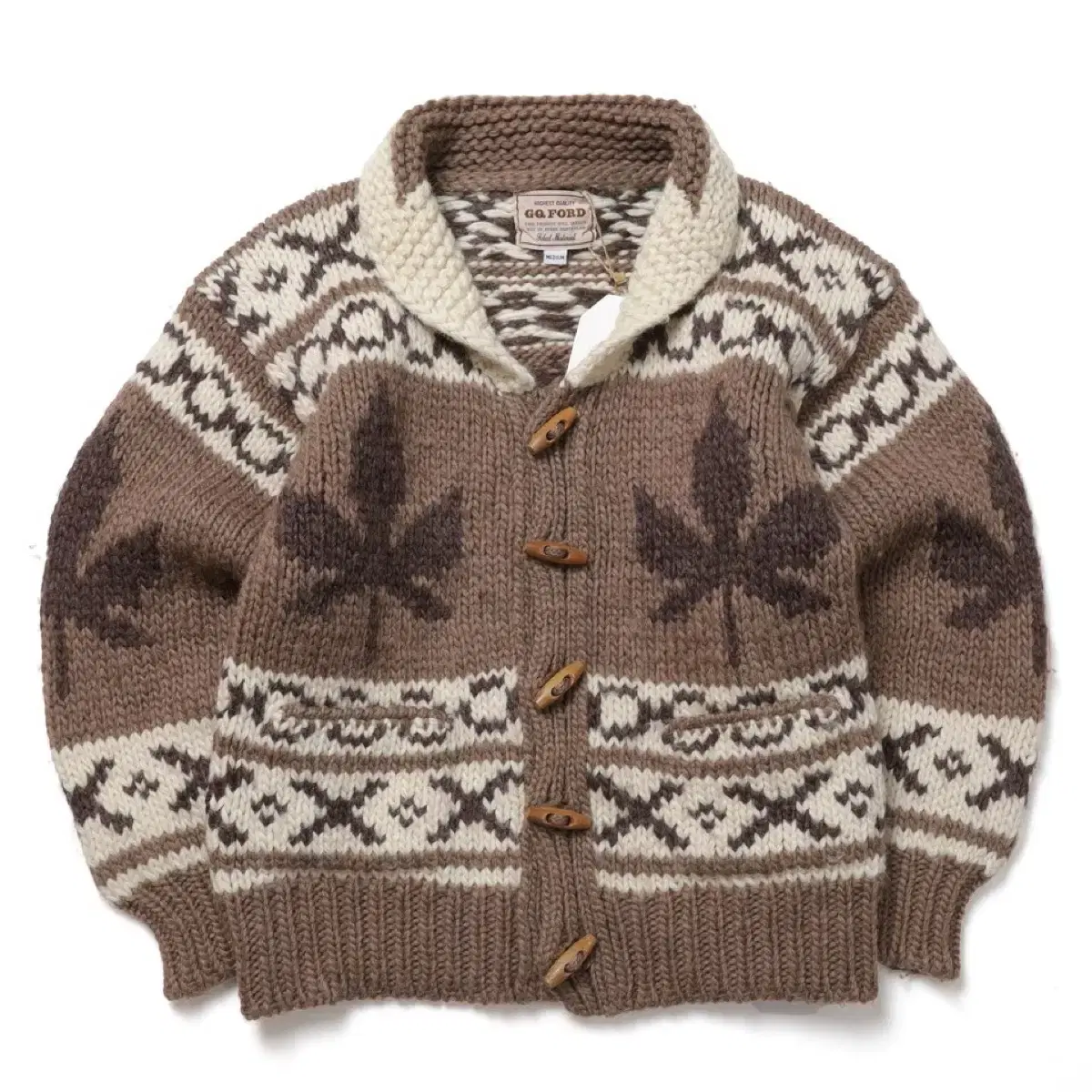 지큐 포드 Cowichan Cardigan