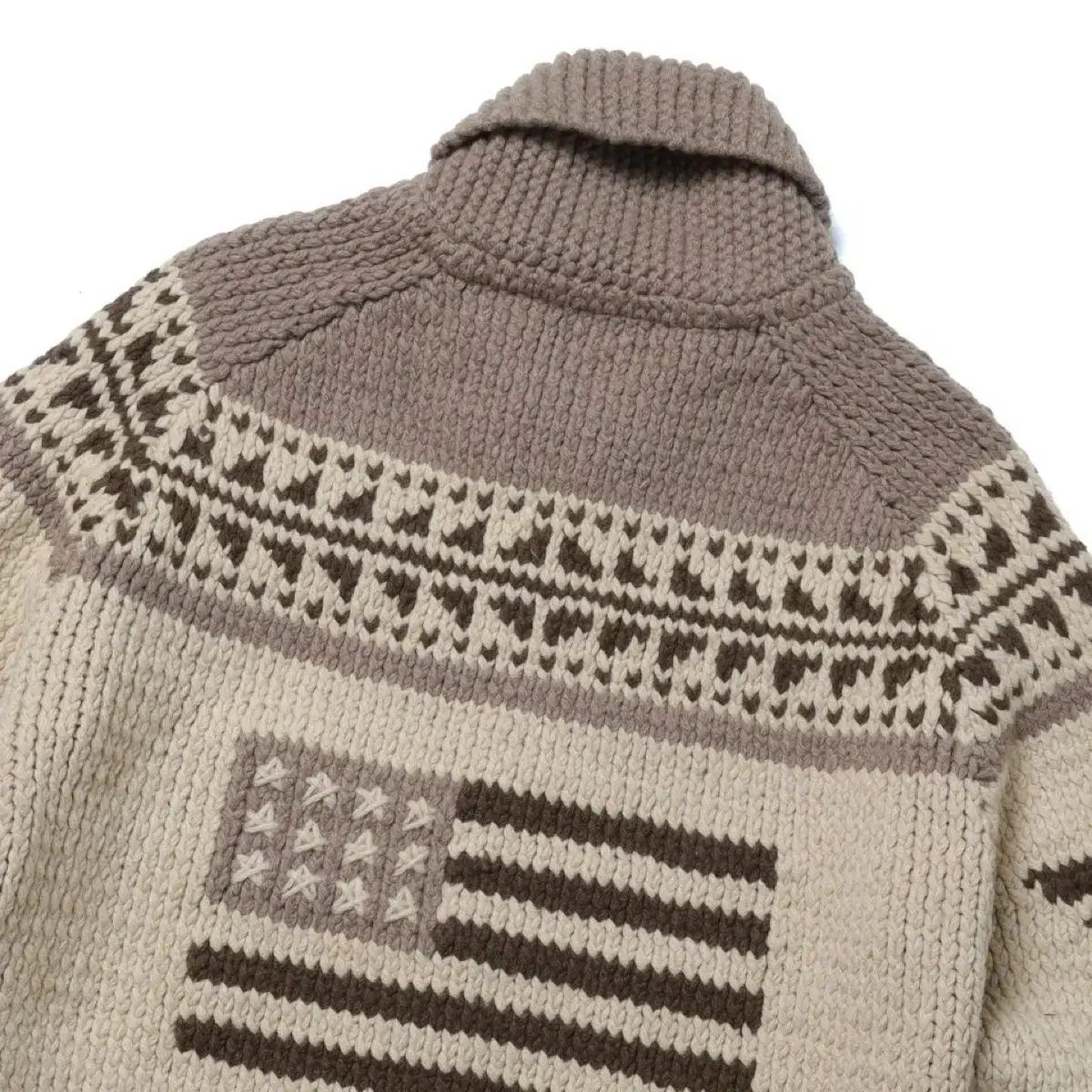 폴로진스 Iconic Flag Cowichan Cardigan