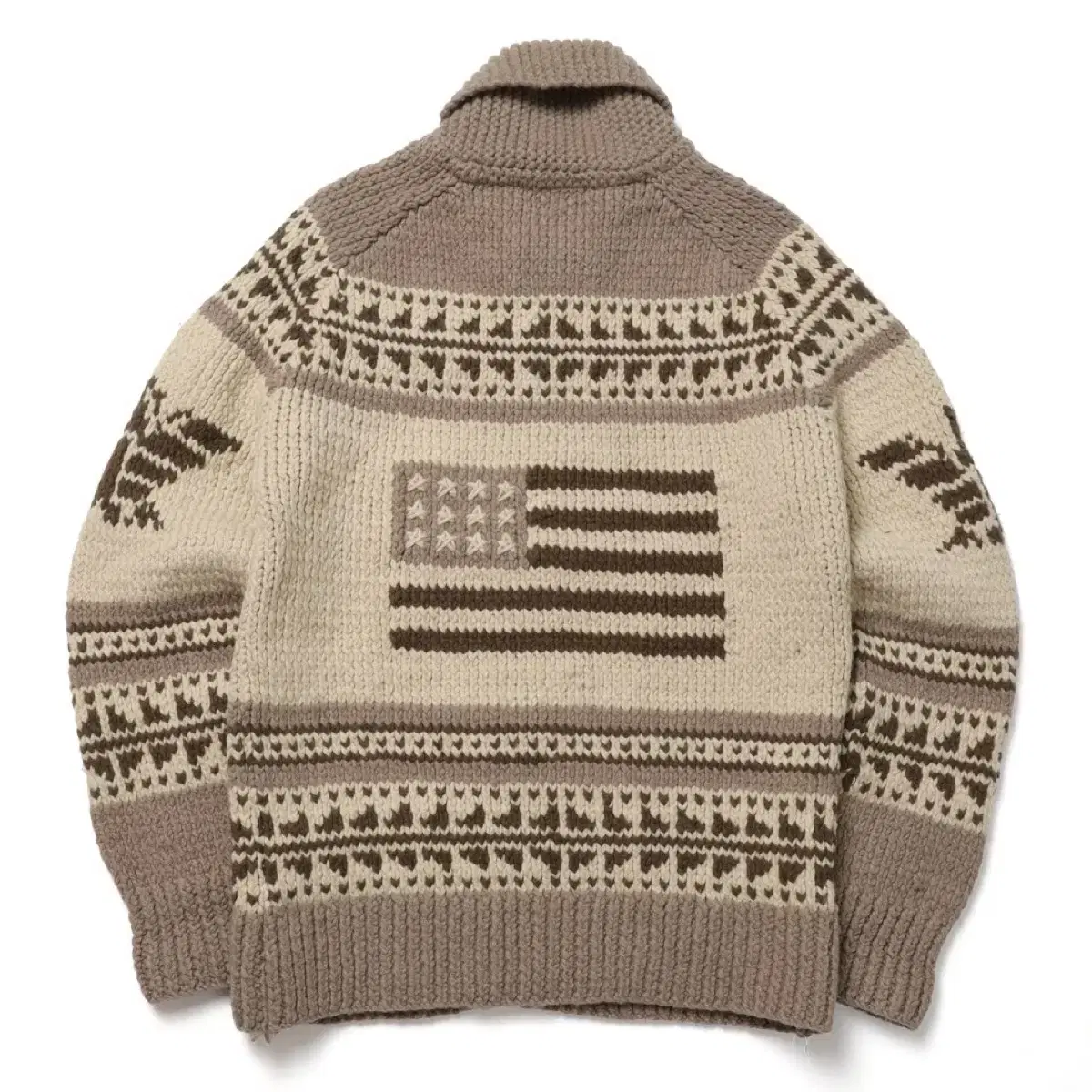 폴로진스 Iconic Flag Cowichan Cardigan