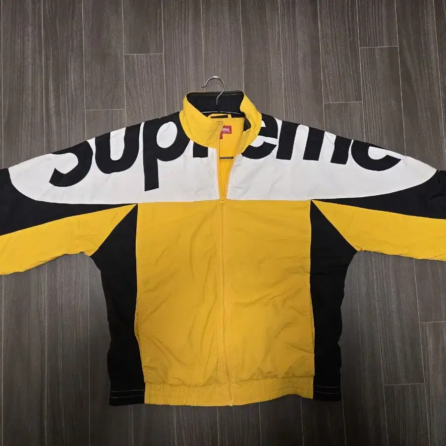 Supreme Shoulder Logo Track Jacket Gold