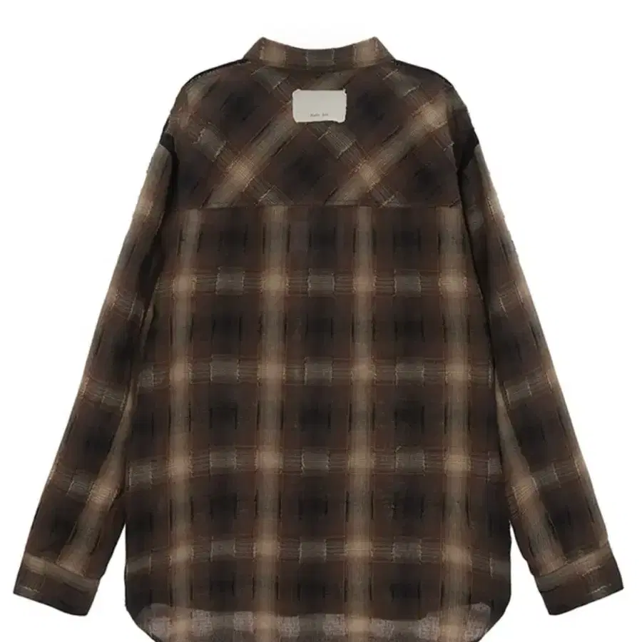 Two pocket check shirt in brown