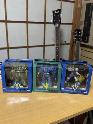 [기동전사 건담] 양산형 자쿠, 구프, 갠 웨더링 & 라이트 3개 세트