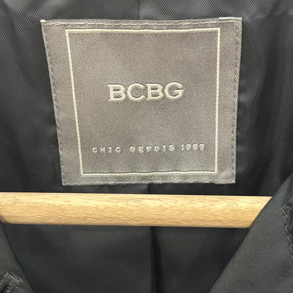 BCBG 여성 롱 트렌치코트