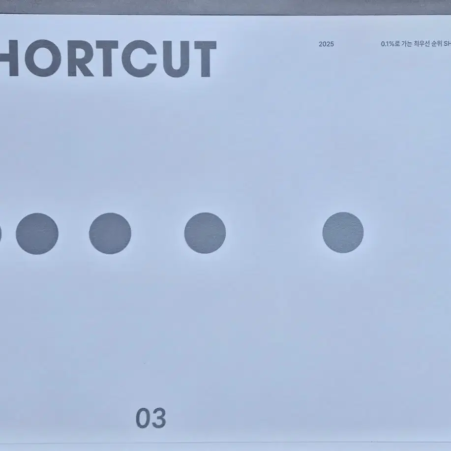 시대인재 2025 수학 ShortCut 12권