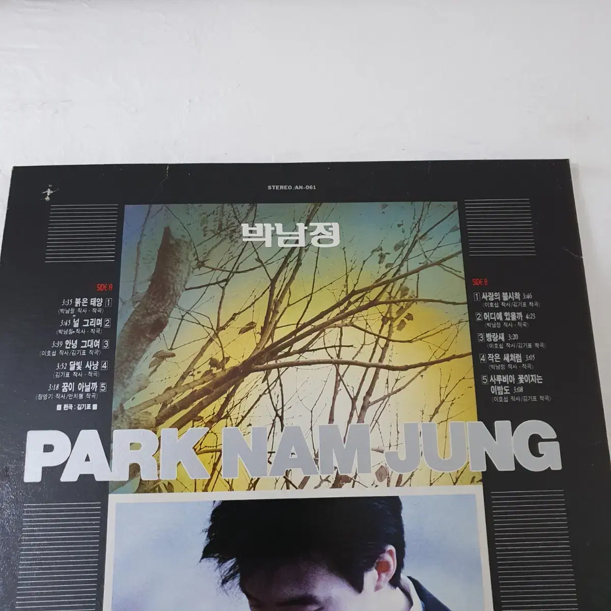 박남정2집 LP  1988  널그리며  사랑의불시착