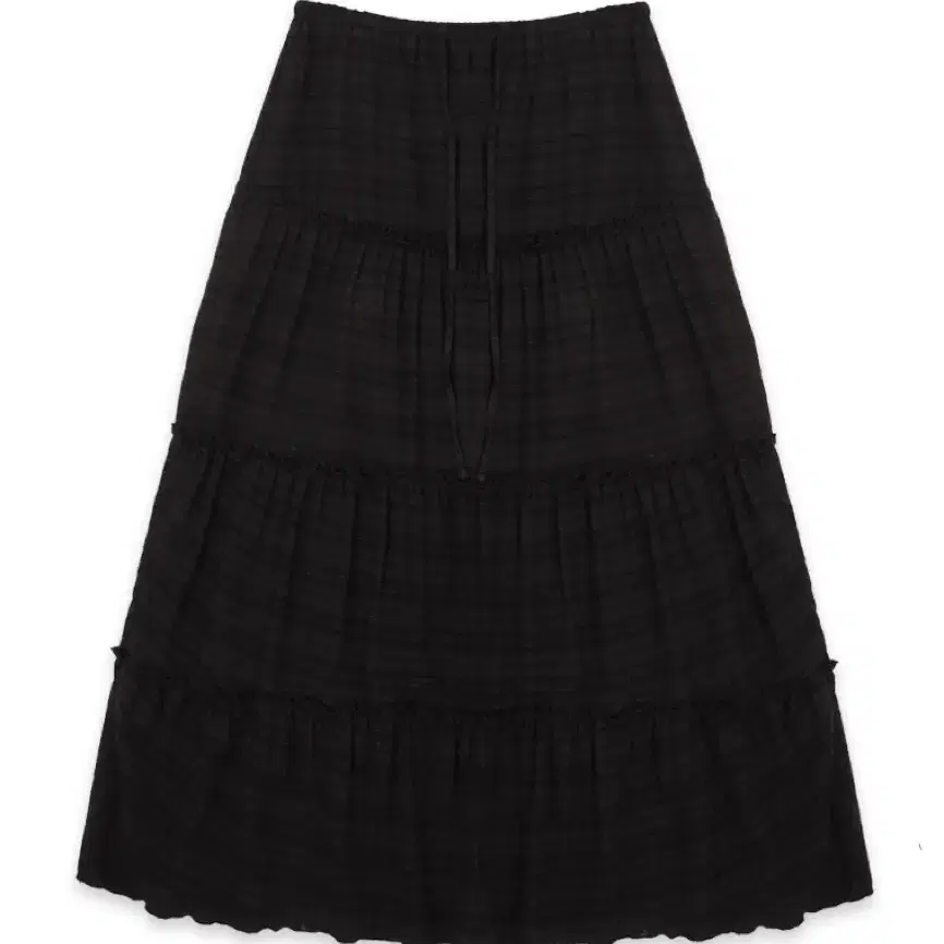 바이무드 Pibi Shirring Skirt (check) 피비 스커트