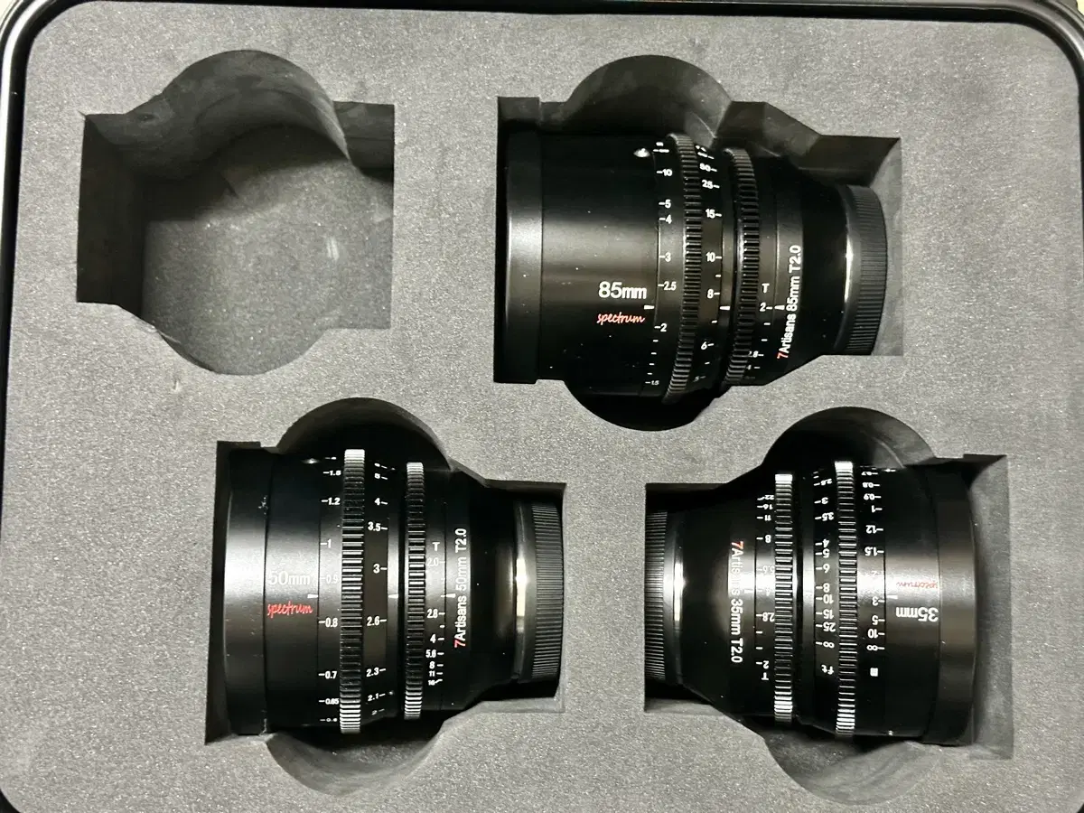 Cinema Lens 7Artisans 35mm, 50mm, 85mm