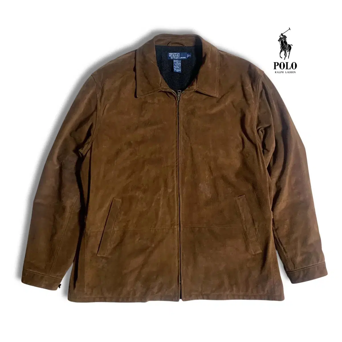 [2XL] Polo suede jacket