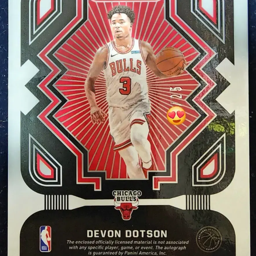 DEVON DOTSON  루키 패치 오토 카드 사인 -25 한정카드 1장