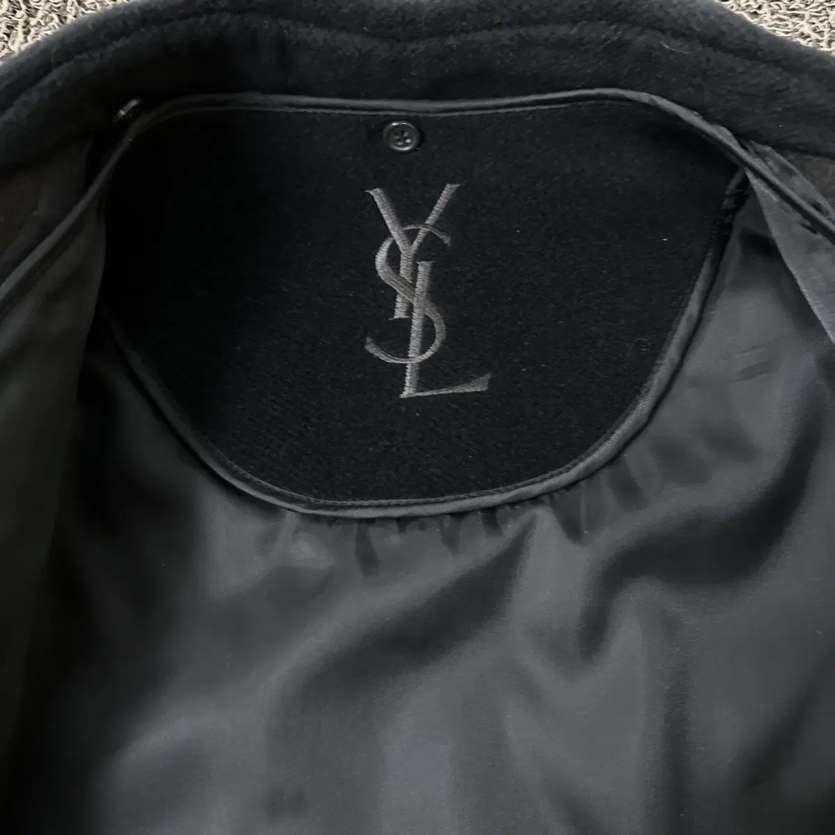 입생로랑 YSL 울코트 자켓 앙고라 100사이즈