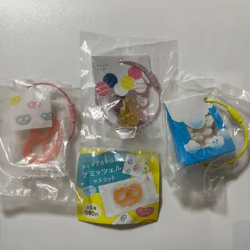 히츠부칸로 가챠 구미첼 복숭아 3종 세트 미개봉 새상품