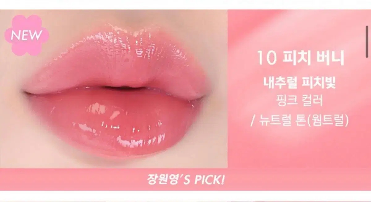 장원영 pick) 어뮤즈 듀 틴트 10호 피치버니