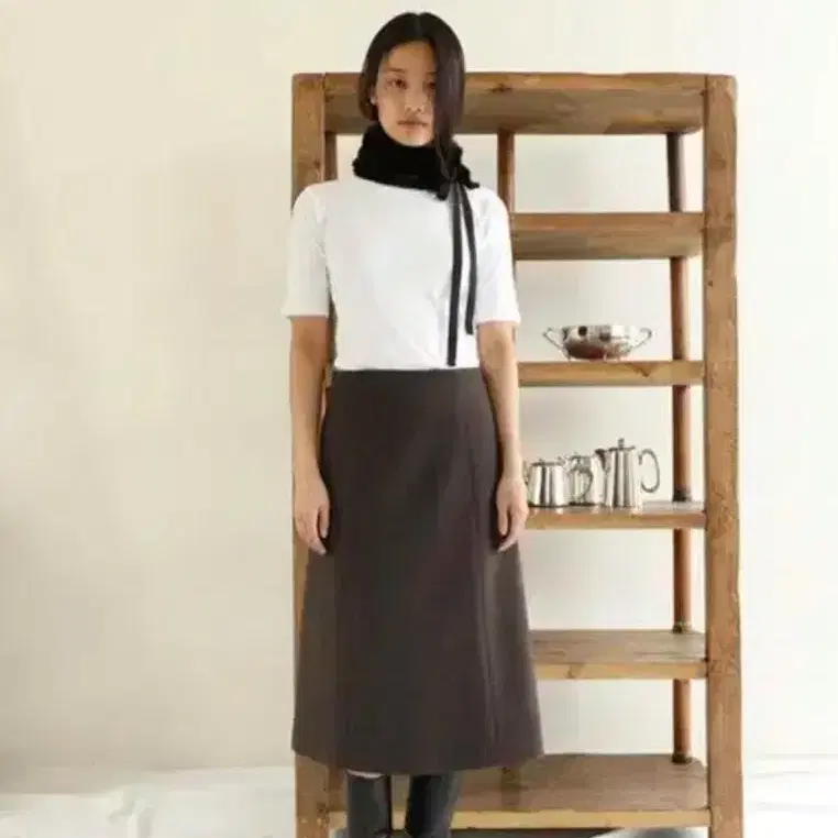 vartist wool midi skirt 바티스트 울 미디 스커트