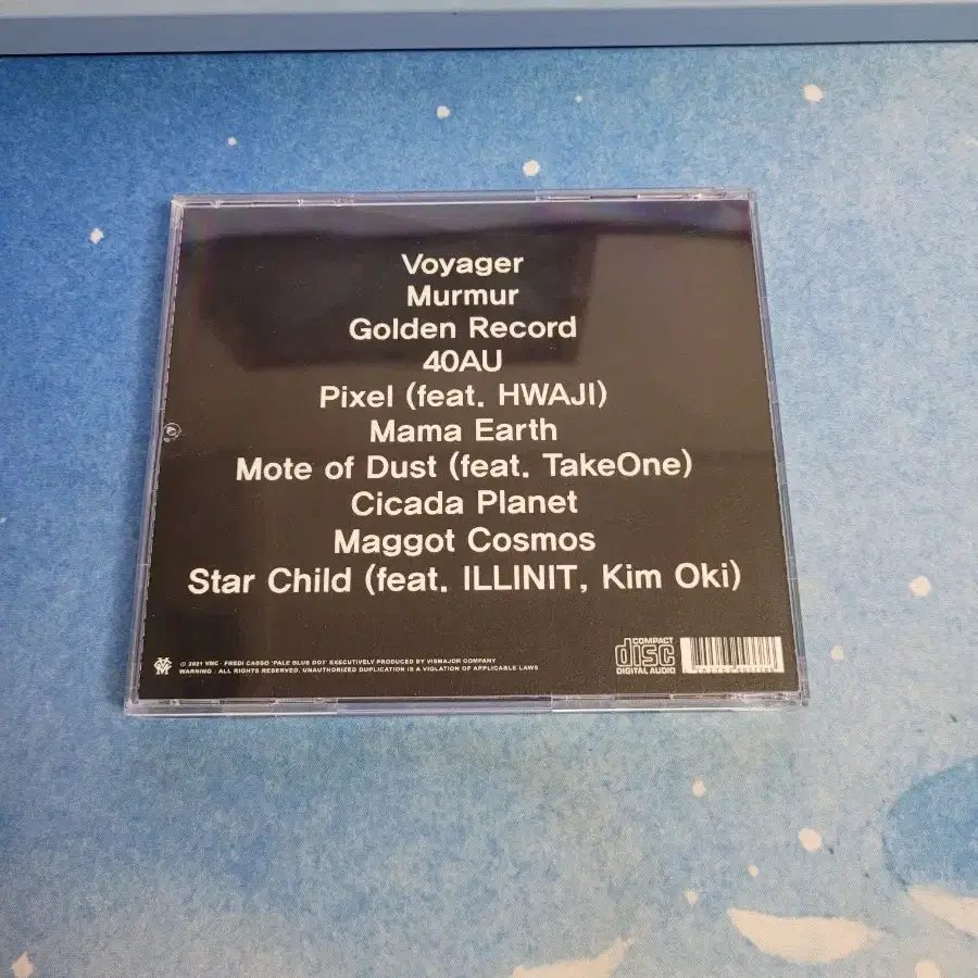 (싸인반) 프레디카소 pale blue dot CD 앨범