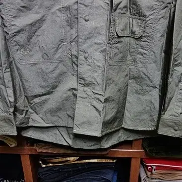 Penfield 펜필드 나일론 포켓 셔츠 카키 S (100)