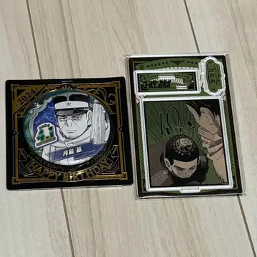 골든 카무이 벌스데이 2024 츠키시마기 캔뱃지 디오라마 피규어