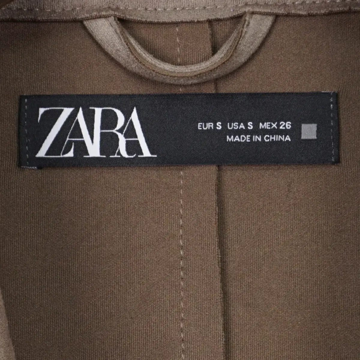 자라 Zara 여성 인조 스웨이드 트렌치 코트 S