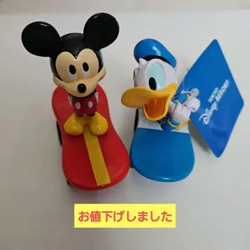 가격 인하/디즈니/미키와 도날드/스케이트보드 피규어/풀백식